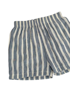 Embroidered Fish Top & Striped Shorts Boy's Set