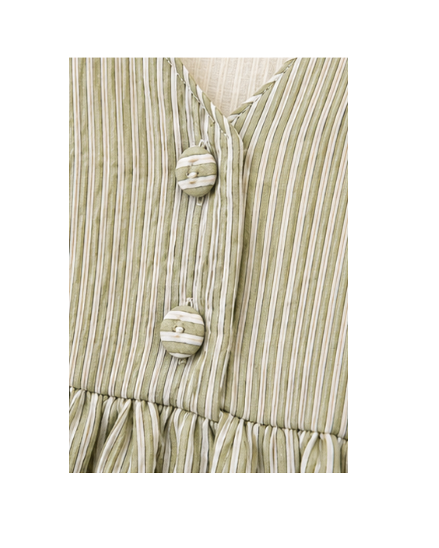 Striped Ruffle Princess Dress
