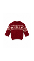 Nordic Reindeer Cable-Knit Sweater unisex