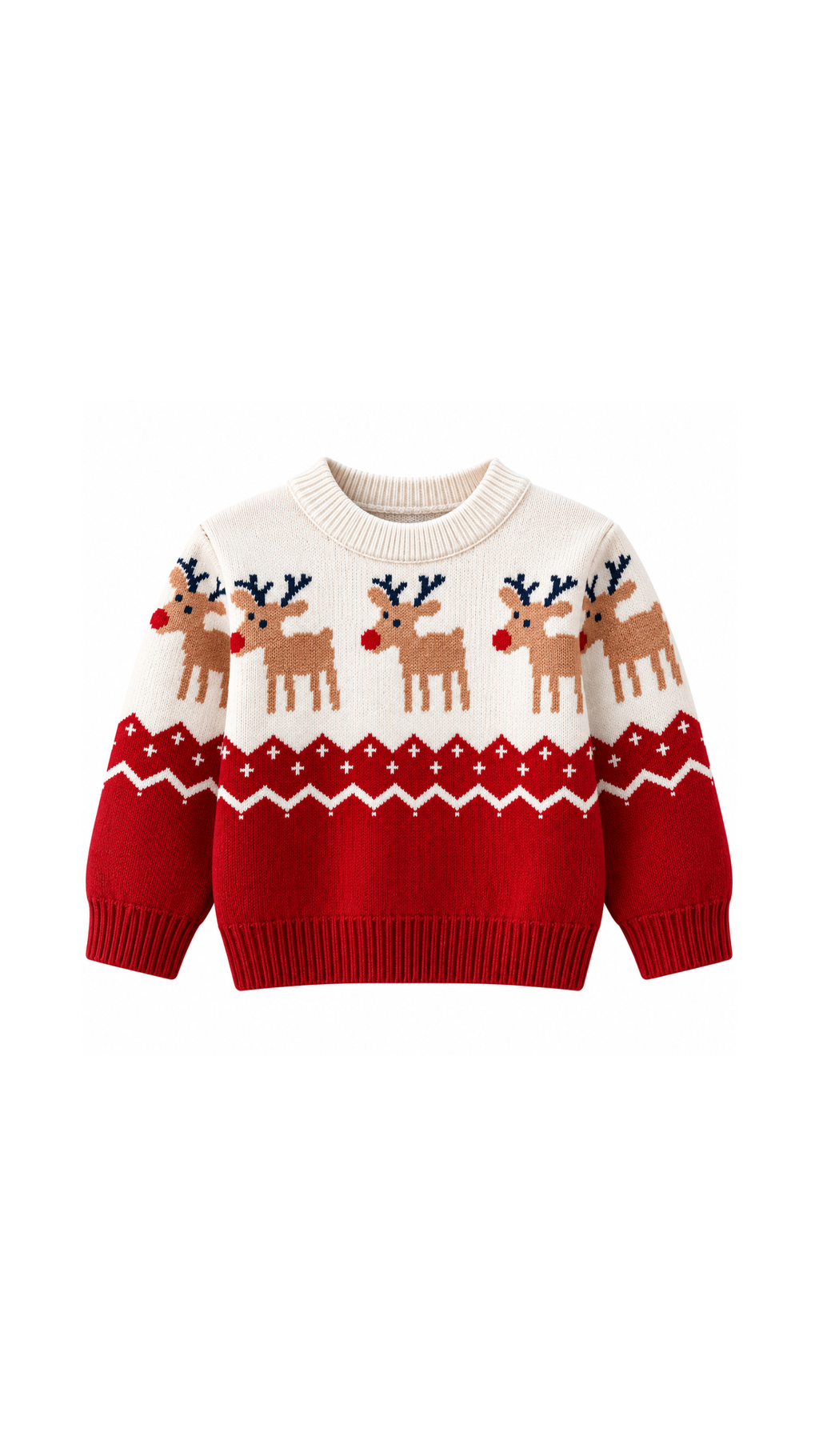 Festive Reindeer Knit Sweater unisex