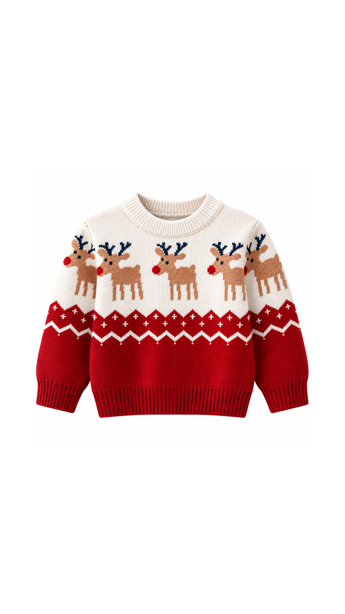 Festive Reindeer Knit Sweater unisex