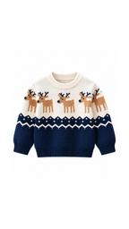 Festive Reindeer Knit Sweater unisex