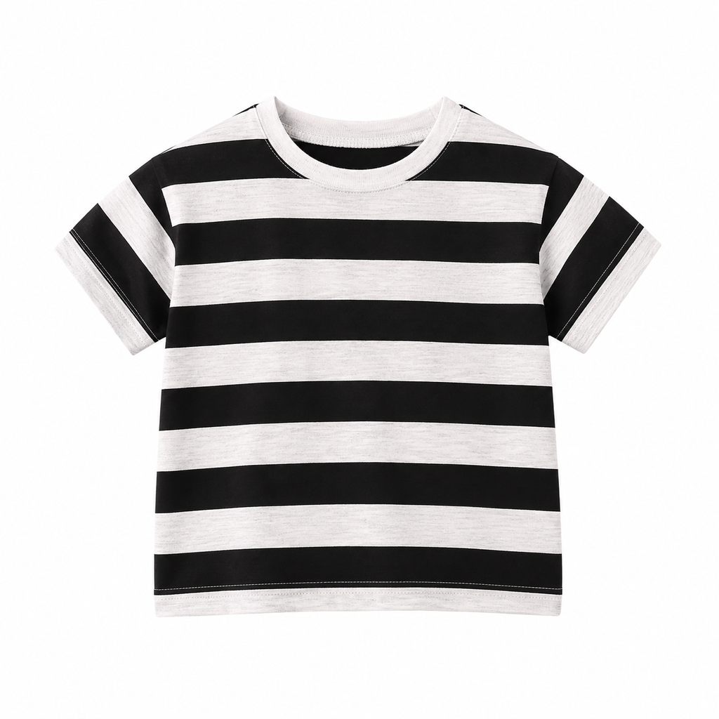 Classic Striped Cotton Short-Sleeve T-Shirt