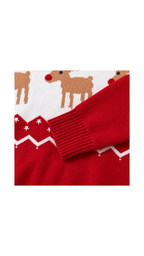 Festive Reindeer Knit Sweater unisex