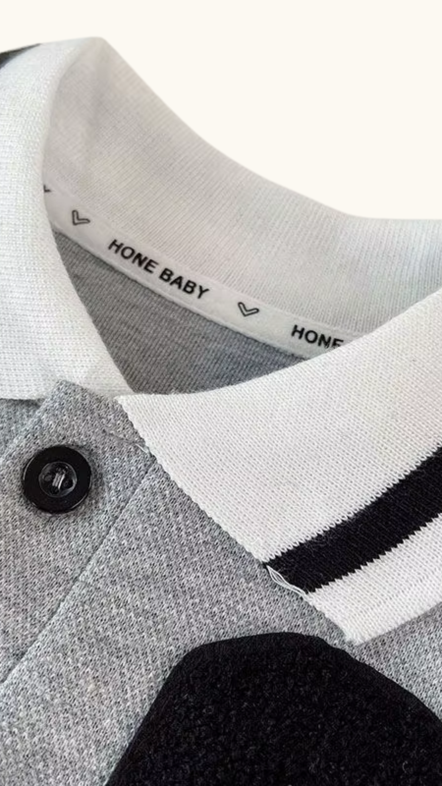 Letter-Patch Polo Shirt & Shorts Boy's Set