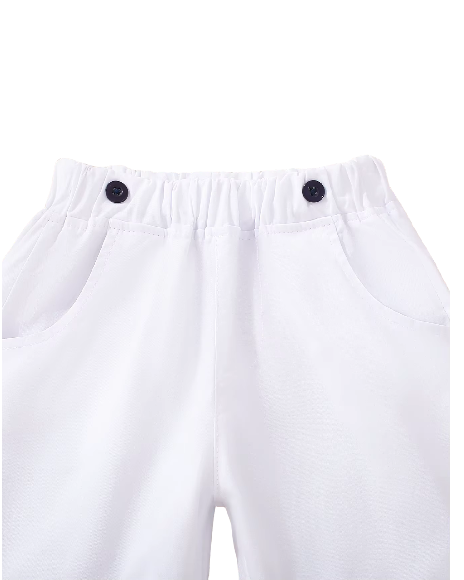Crisp Striped Shirt & Tailored Shorts Summer Boy's Set