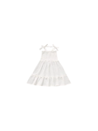Smocked Bow-Strap Sundress Dress
