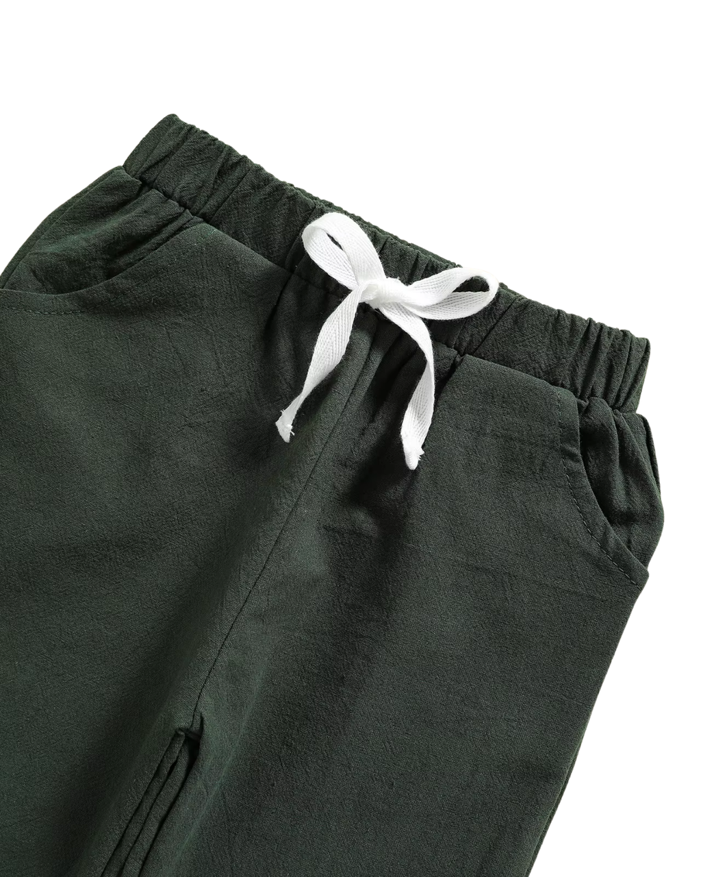 Cotton Long-Sleeve Shirt & Trousers Boy's Set