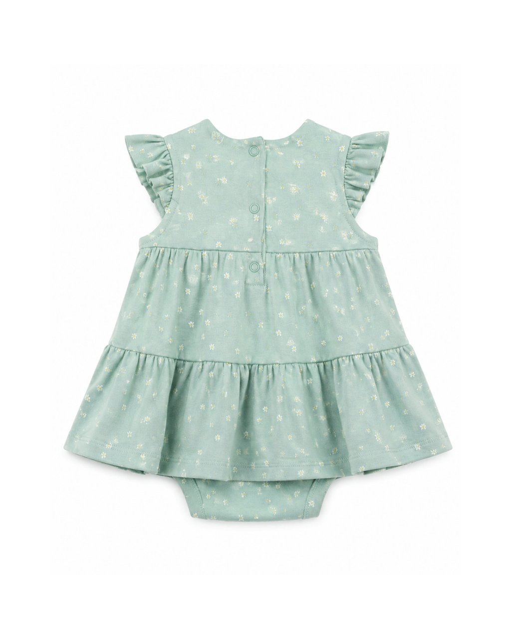 Baby Girls’ Daisy Ruffle Dress Bodysuit