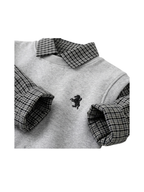 Preppy Checkered Shirt & Knit Vest Boy's Set