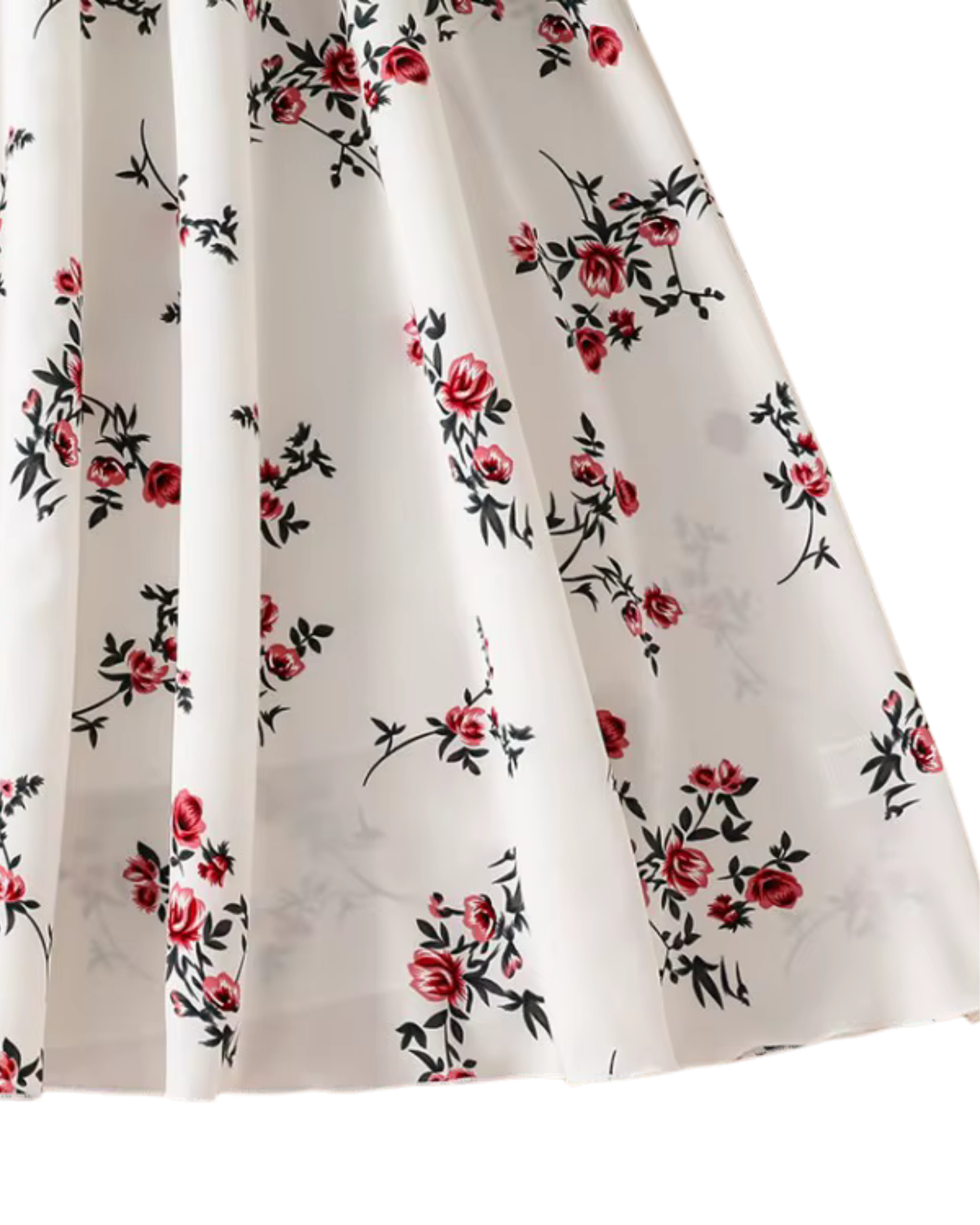 French-Inspired Floral Print Princess Dress