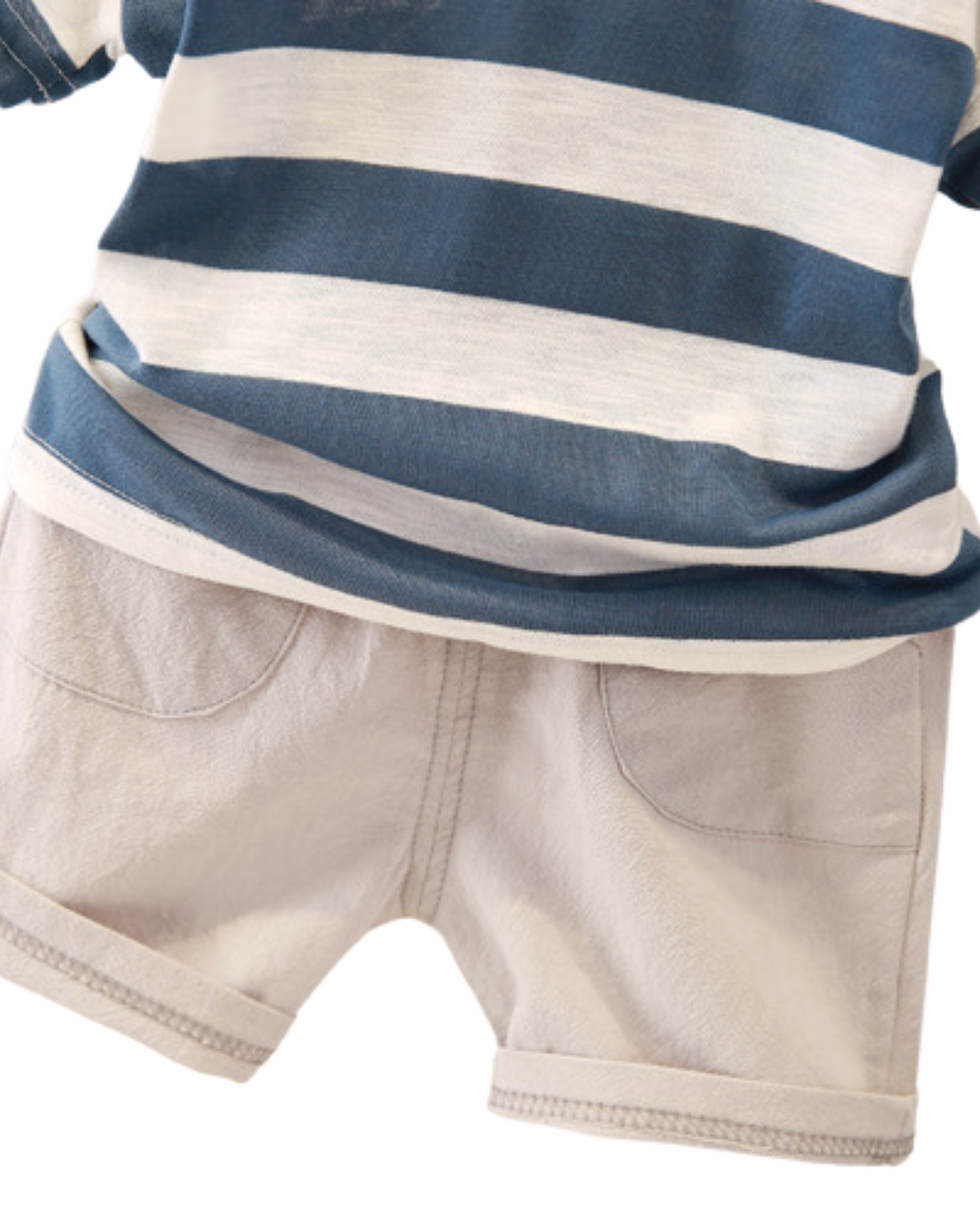 Classic Striped Casual Boy's Set