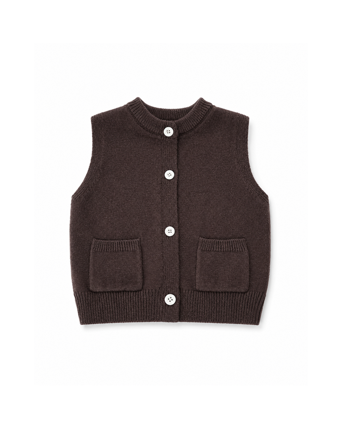 Knitted Vest, Sweatshirt & Trousers Three-Piece Boy's Set