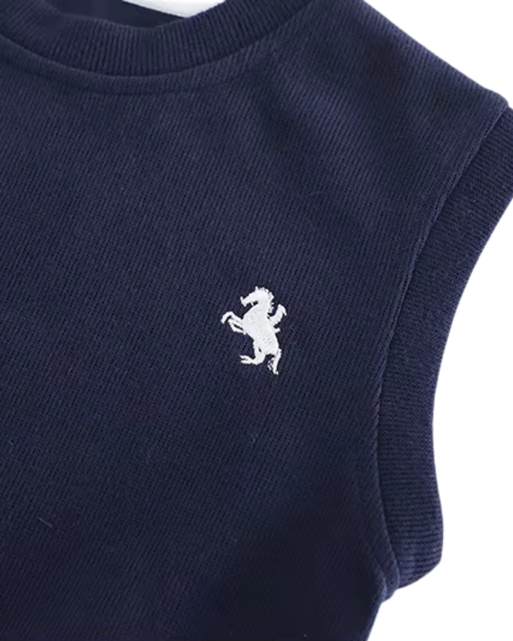 Preppy Checkered Shirt & Knit Vest Boy's Set