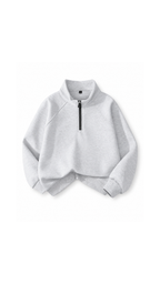 Minimalist Quarter-Zip  Boy's shirt