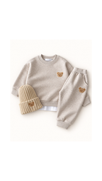 Teddy Bear Sweatshirt & Jogger Girl's Pyjamas
