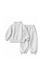 College Sport Quarter-Zip Sweatshirt and Jogger Boy's Set