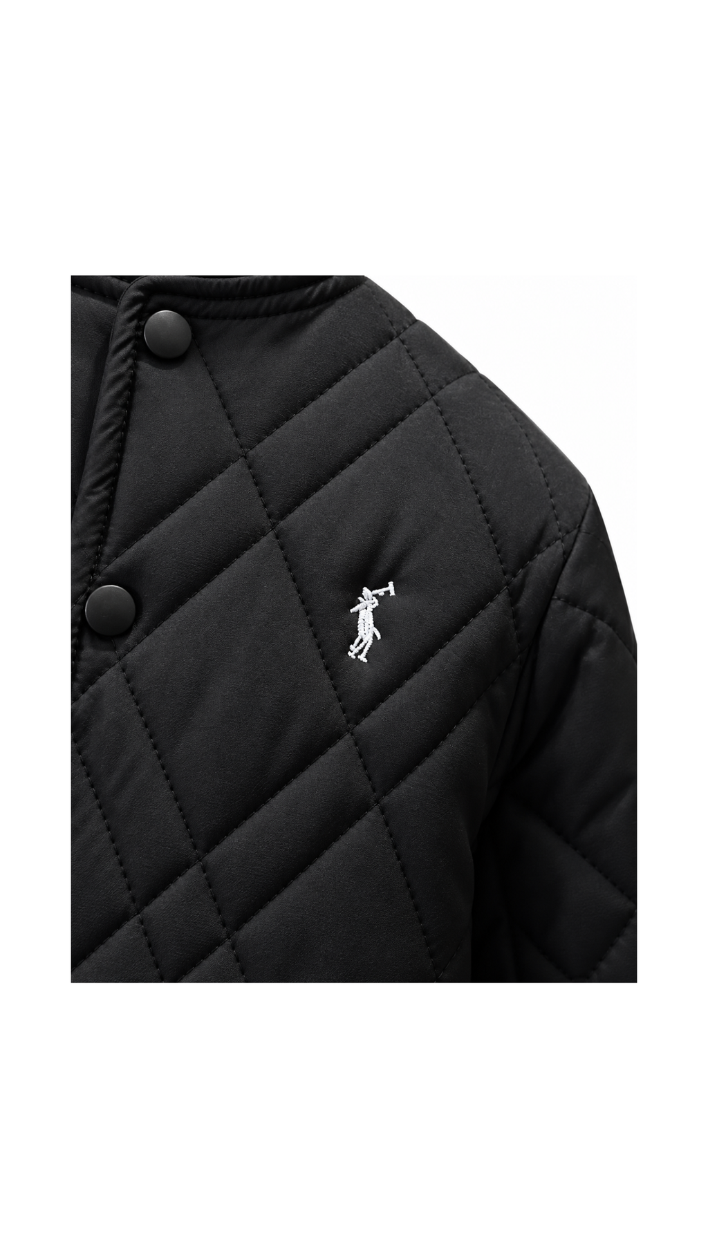 Diamond-Quilted Bomber Boy's Jacket