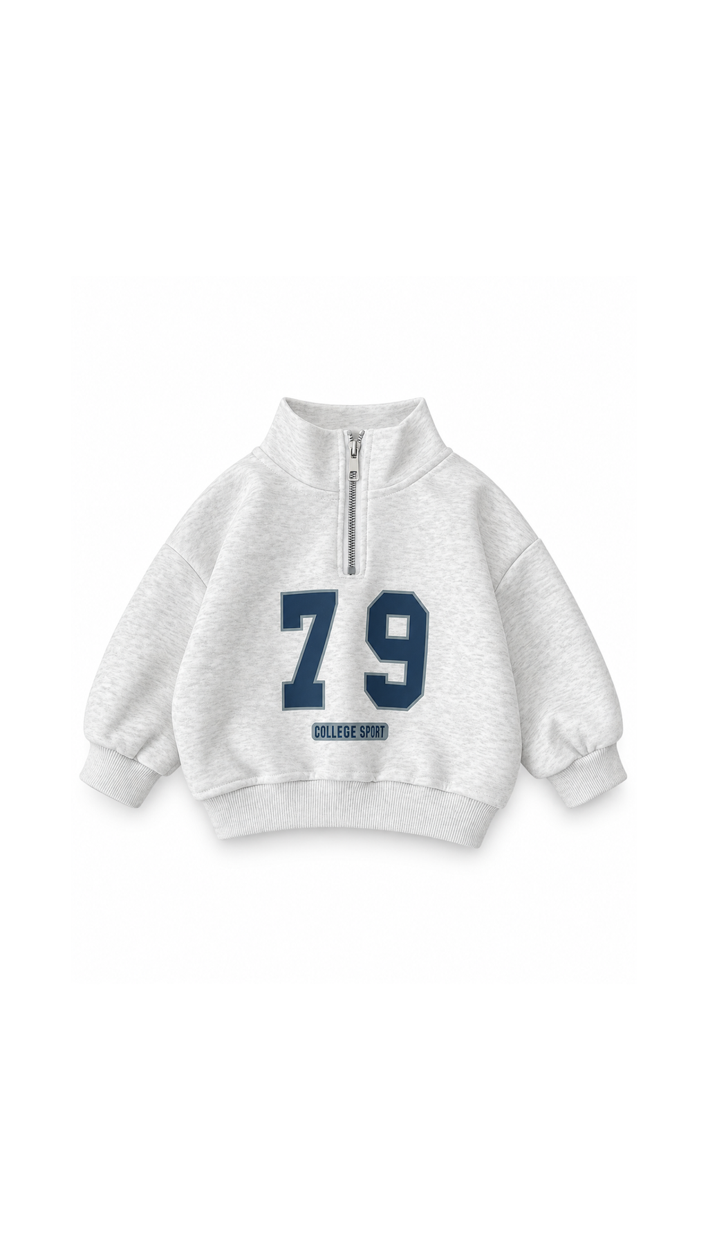 College Sport Quarter-Zip Sweatshirt and Jogger Boy's Set