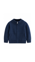 Essential Knitted Zip-Up Cardigan Boy's Jacket