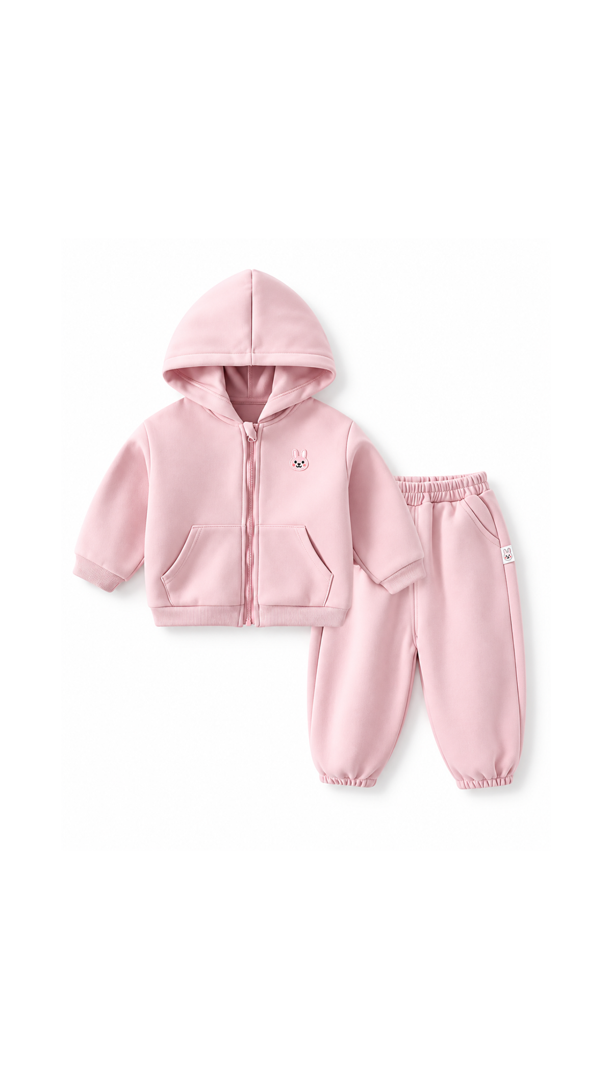 Hooded Zip-Up Tracksuit Girl's Pyjamas