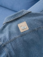 Casual Zip-Up Denim Boy's Jacket