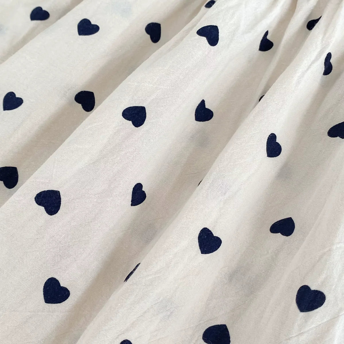 Adorable Heart Dress Black Bow