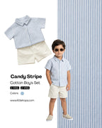 Nordic Stripe Cotton Boy's Set