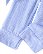 Striped Ruffle-Sleeve Shirt & Pant Girl's Set