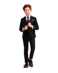 Classic Formal Black Suit Set For Boys