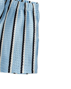 Coastal Stripe Camp Collar Boy's Set