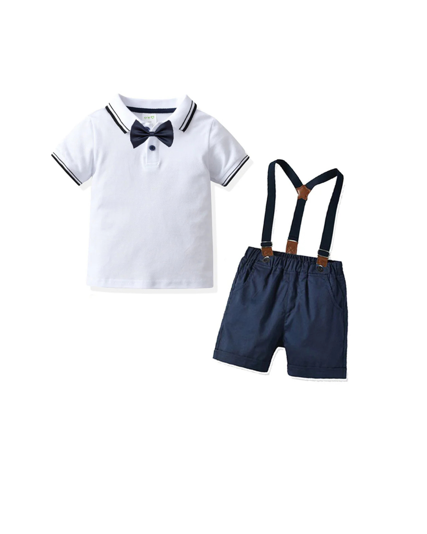 Little Gentleman Suspender Boy's Set