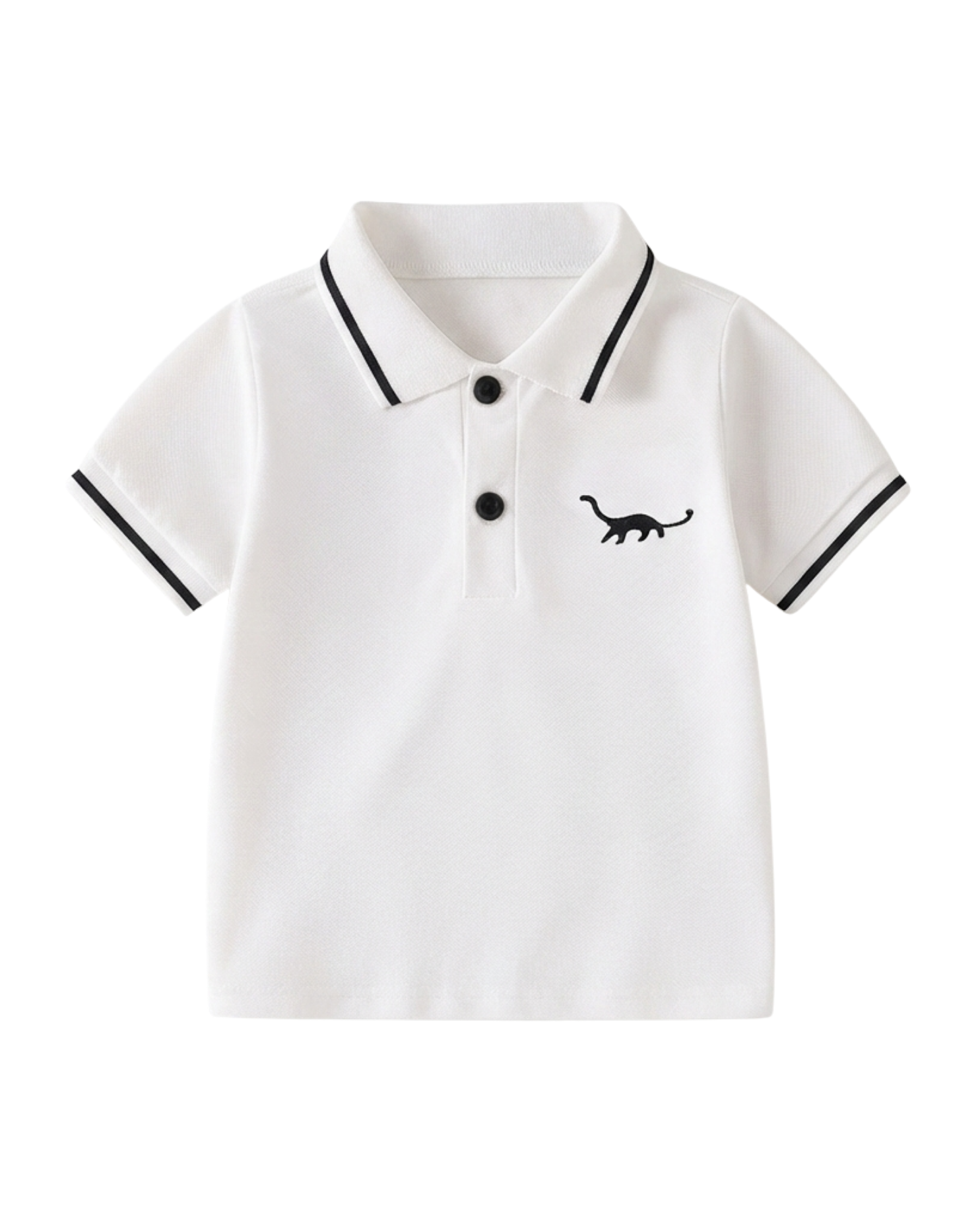 Playful Dino Polo & Shorts Boy's Set