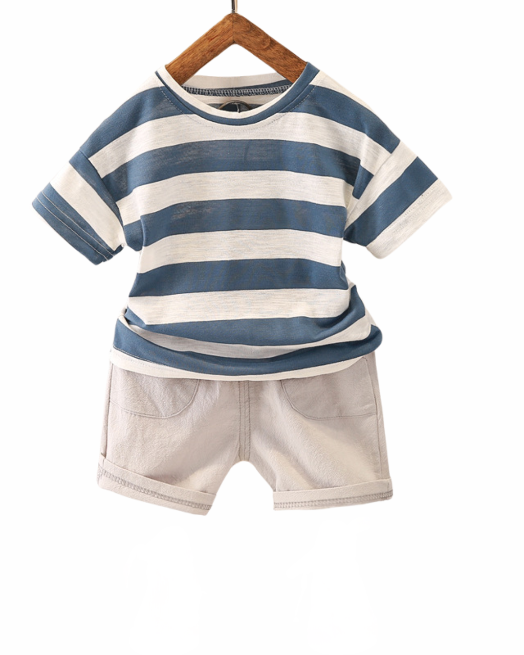 Classic Striped Casual Boy's Set