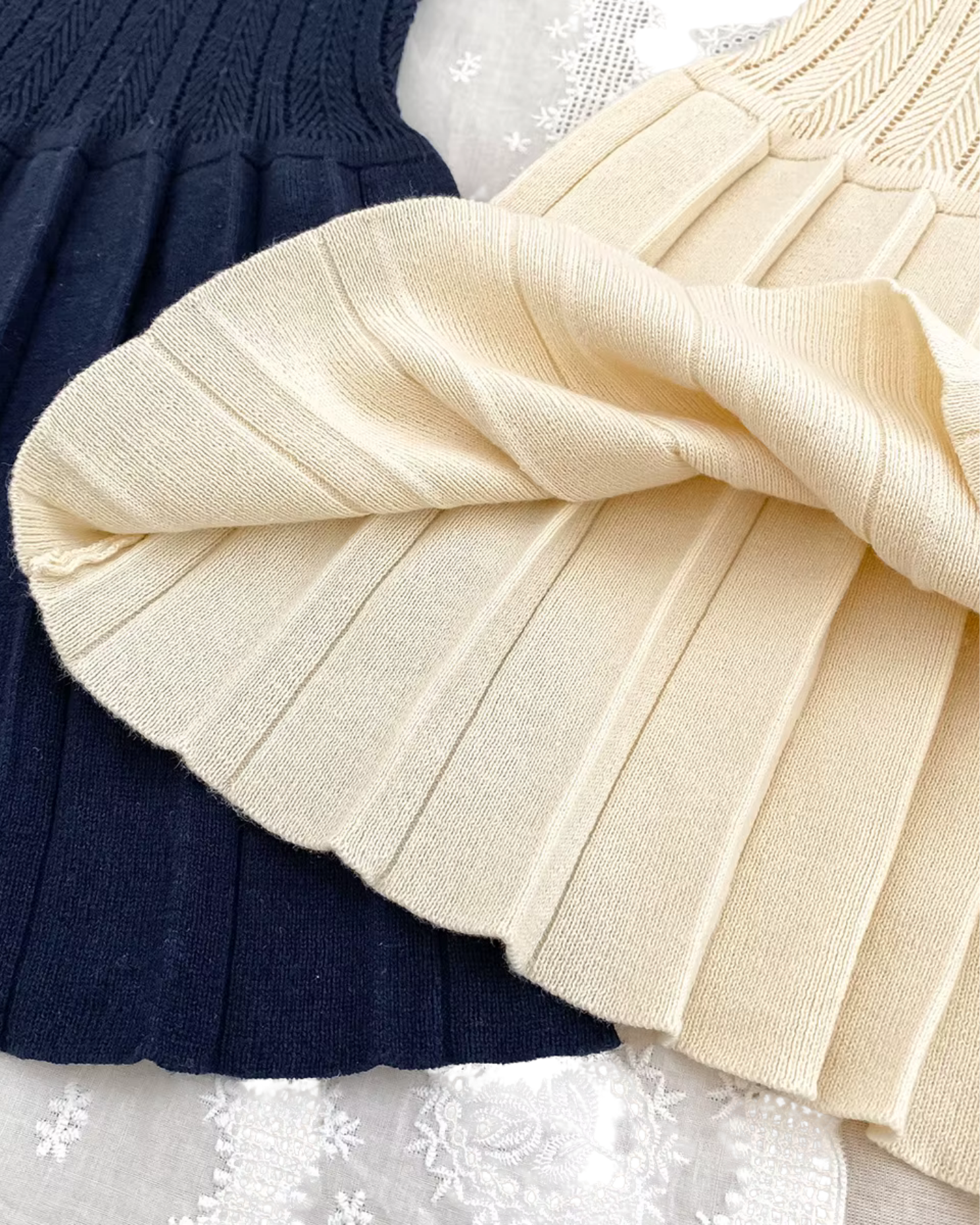 Premium Soft Cotton Pleated Polo Dress