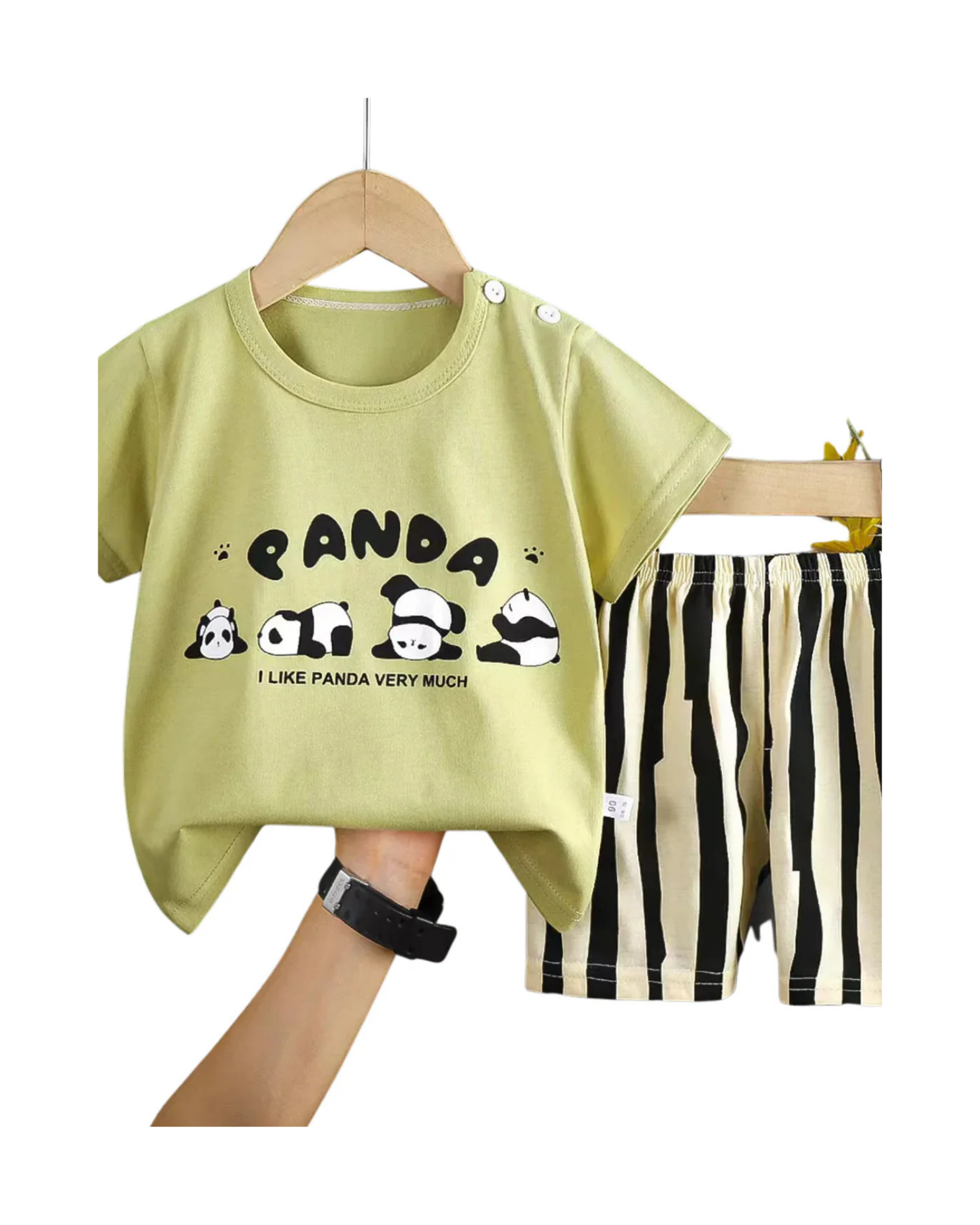 Playful Panda Graphic Boy's Pyjamas