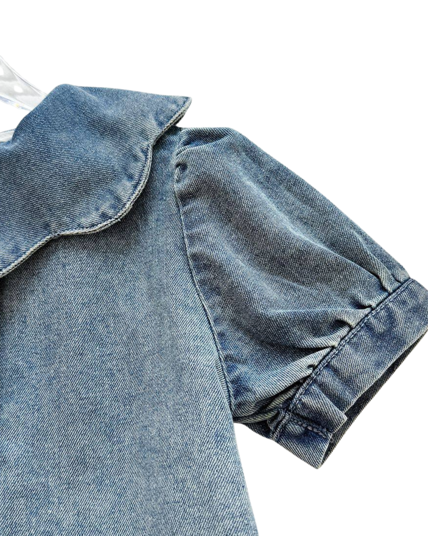 Button-Down Shirt & Skirt Denim Girl's Set