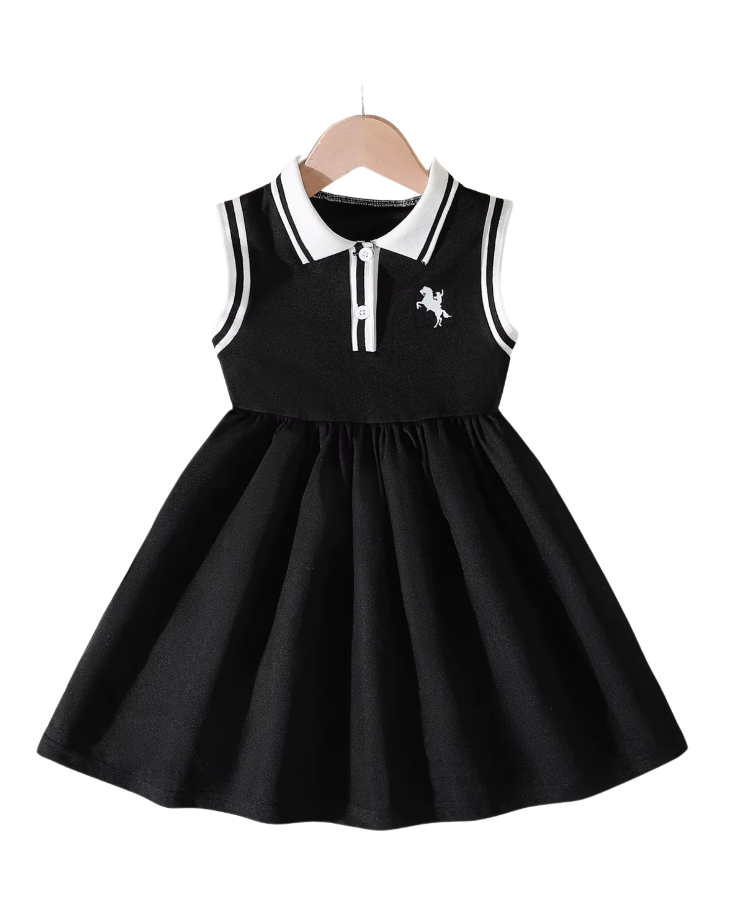 Preppy Equestrian Polo Girl Dress