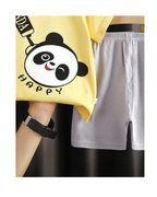 Cheerful Panda Cotton Boy's Pyjamas