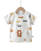 Cozy Cartoon Bear Summer Boy's Pyjamas