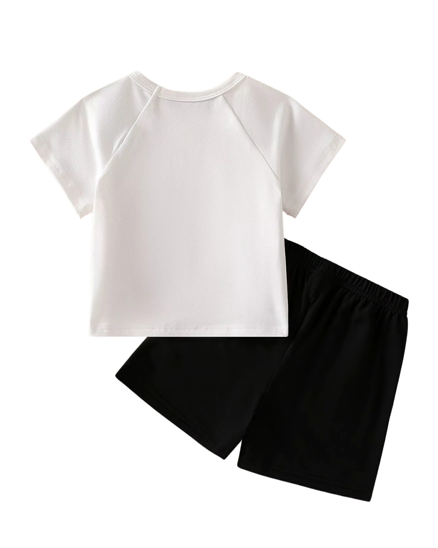 Playful Panda Crew-Neck Tee & Comfort Shorts Boy's Set
