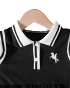 Preppy Equestrian Polo Girl Sport Dress