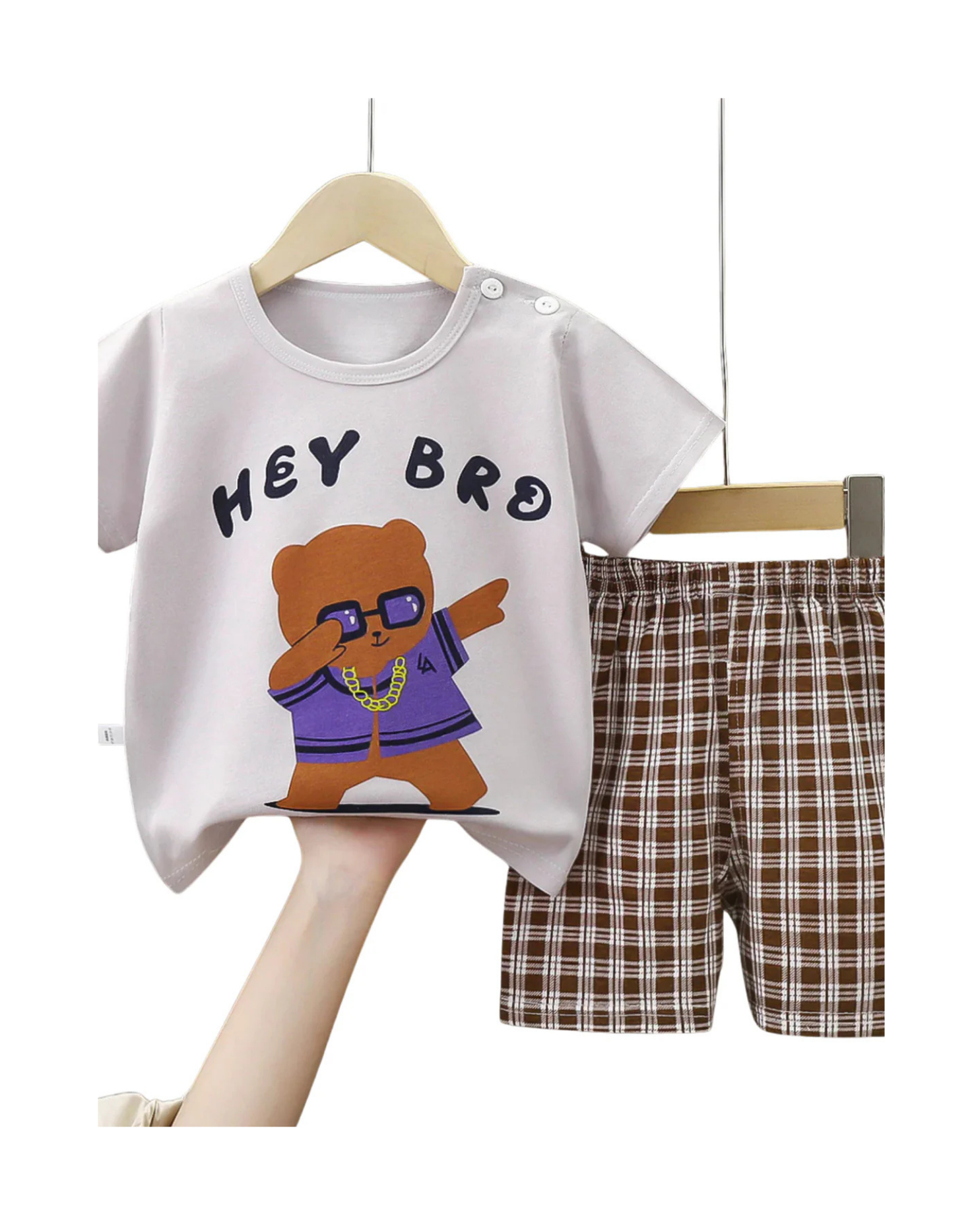 Bear Cotton Boy's Pyjamas