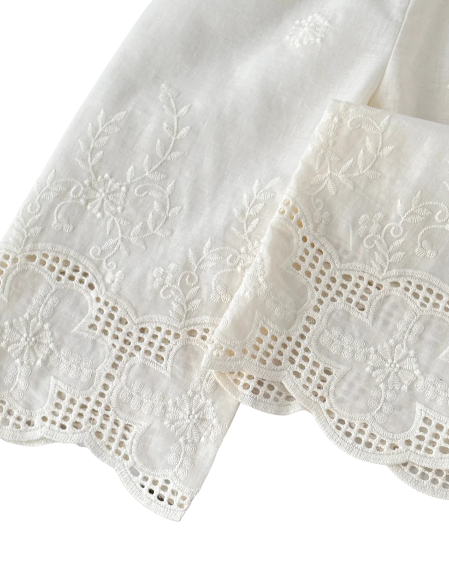 Sleeveless Top & Lace Hem Pant Girl's Set