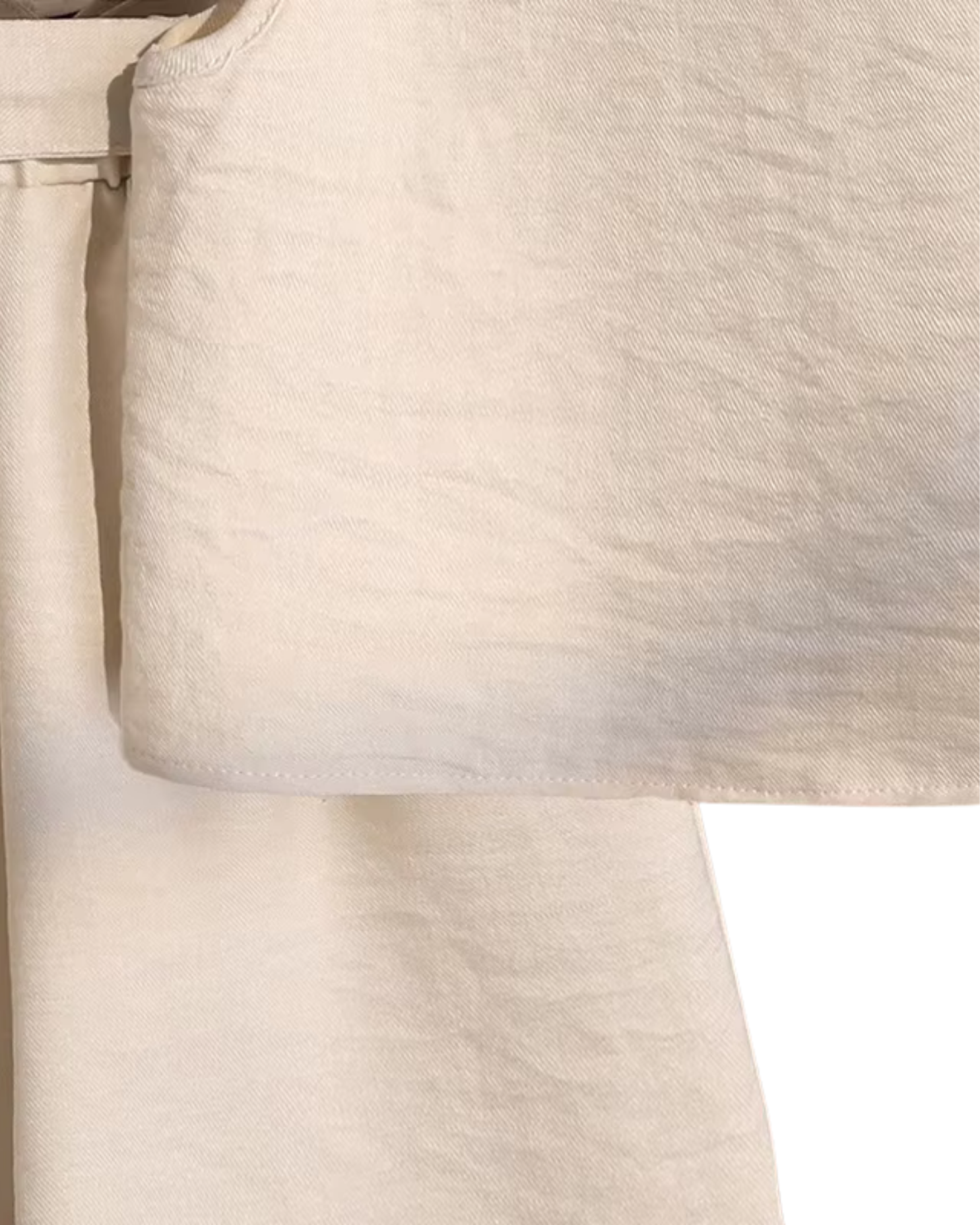 Elegant Beige Crop Top & Bow-Tie Shorts Girl's Set