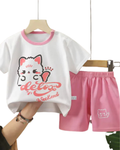 "Detox Weekend" Tee & Short Girl's Pyjamas