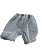 Premium Graphic Tee & Denim Shorts Boy's Set