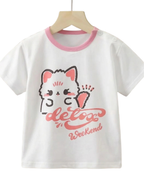 "Detox Weekend" Tee & Short Girl's Pyjamas