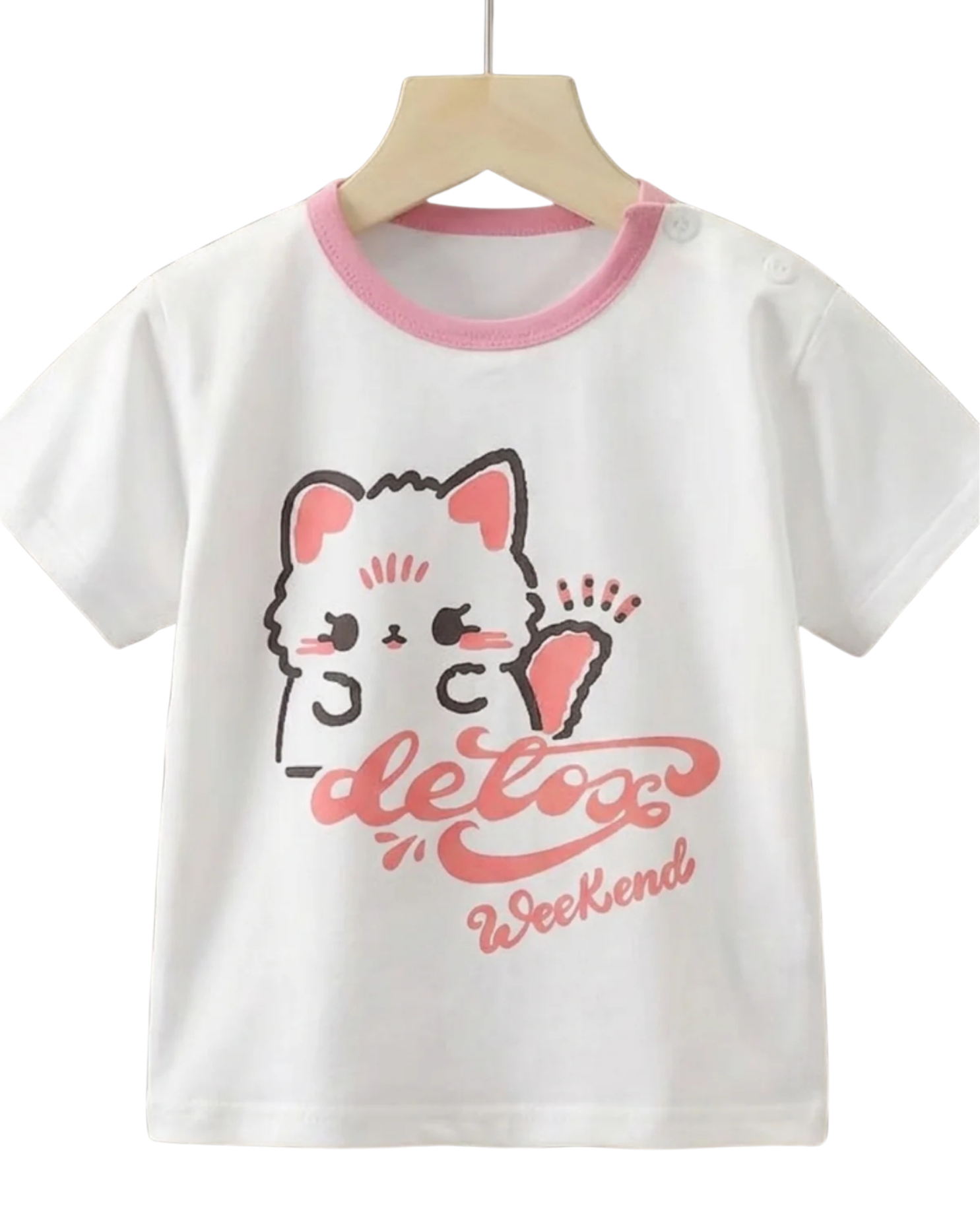 "Detox Weekend" Tee & Short Girl's Pyjamas