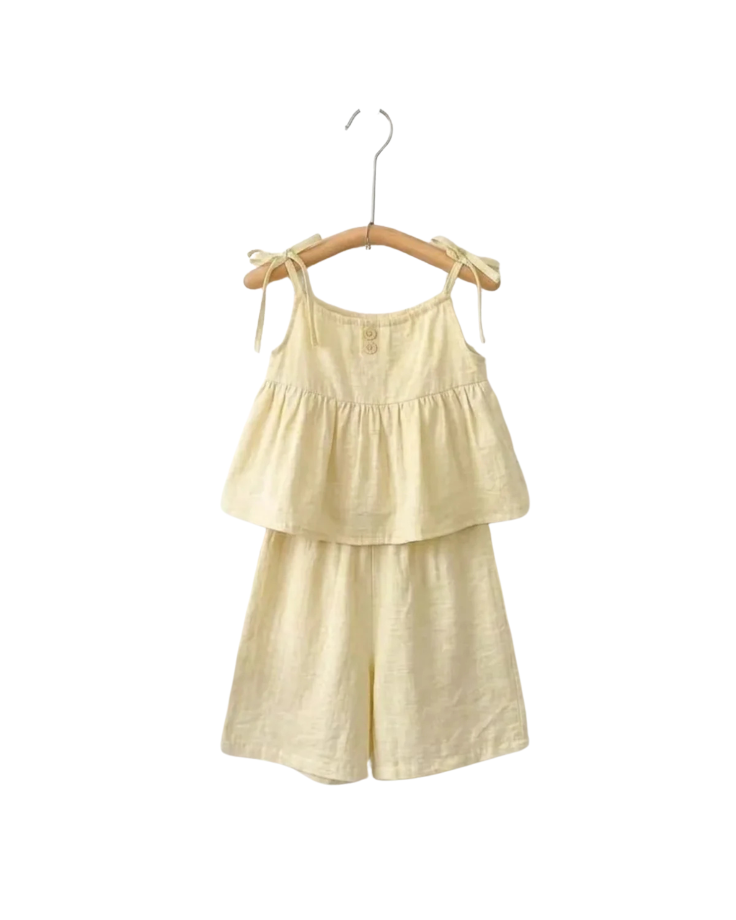 Floral Elegance Summer Girl's Set